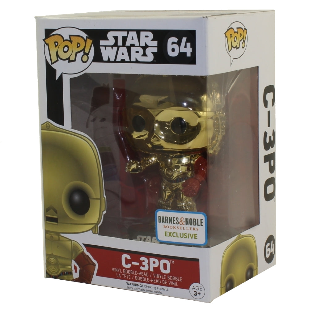 Star Wars Episode 7 The Force Awakens C 3PO Chrome Exclusive - #64 - Funko Pop!