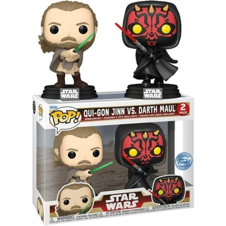 Qui-Gon Jinn Vs. Darth Maul - 2-Pack - Star Wars - Funko