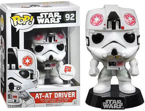 Star Wars At-At Driver - #92 - Funko POP! Bobble Head - Walgreen Exclusive