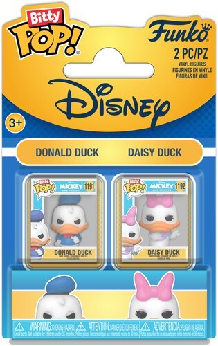 Alliance Entertainment Bitty Disney 2-Pack  - Donald & Daisy - Collectibles - Multicolor