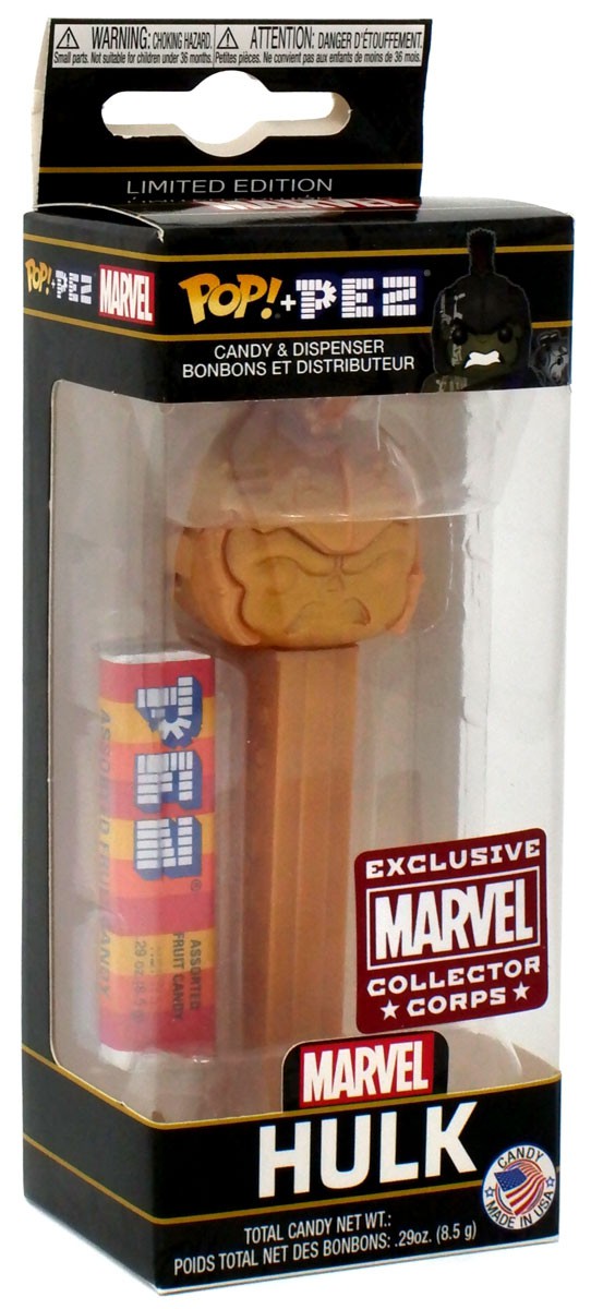 Marvel PEZ Hulk Candy Dispenser - # - Funko POP! [Gold]