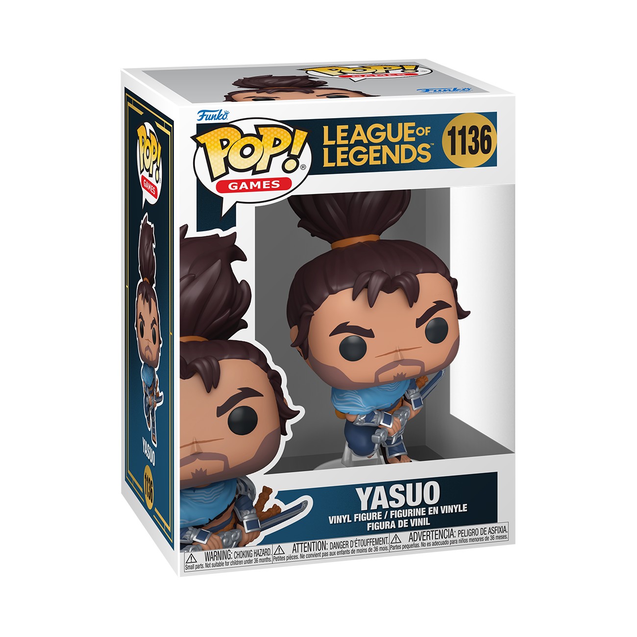 Games: League Of Legends - Yasuo - #1136 - Funko POP!