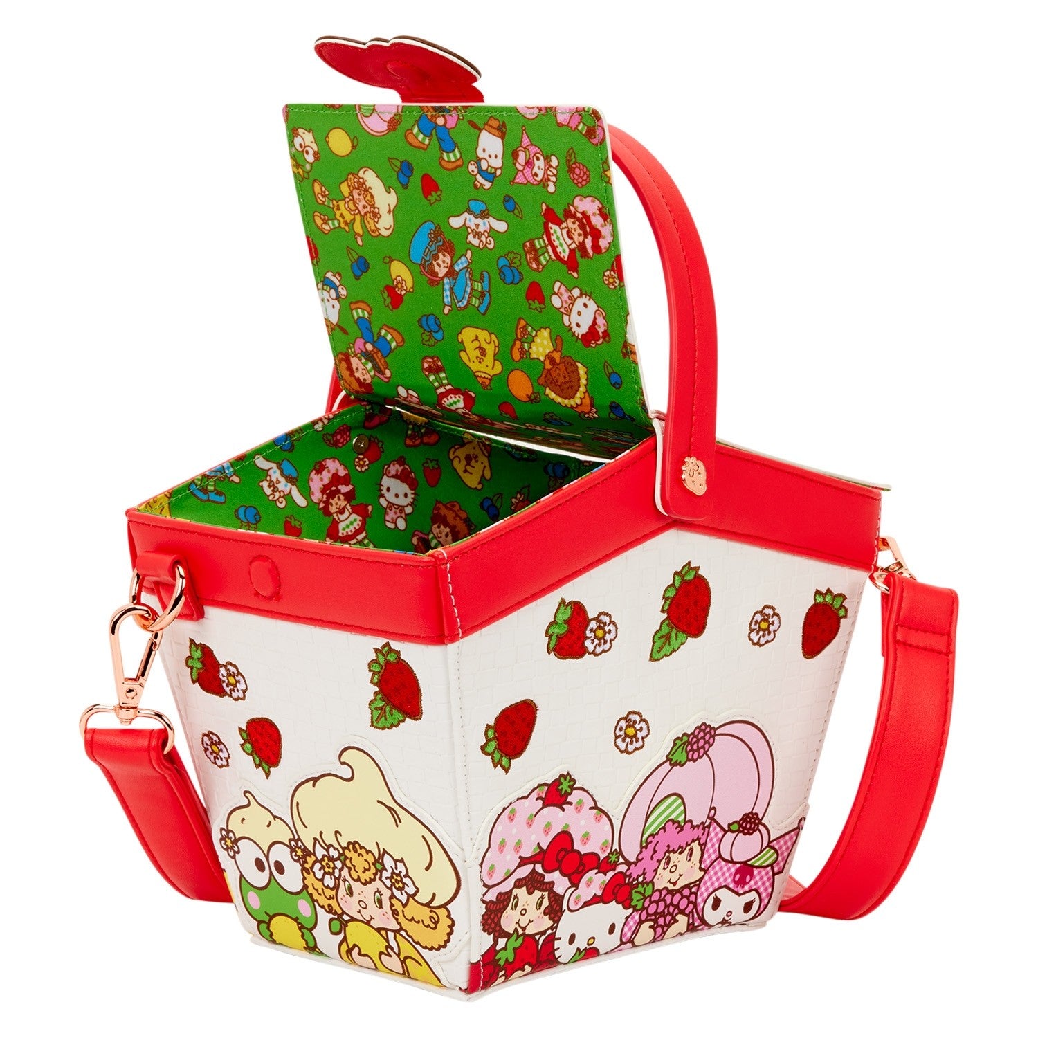 Sanrio X Strawberry Shortcake Figural Crossbody Bag - Loungefly