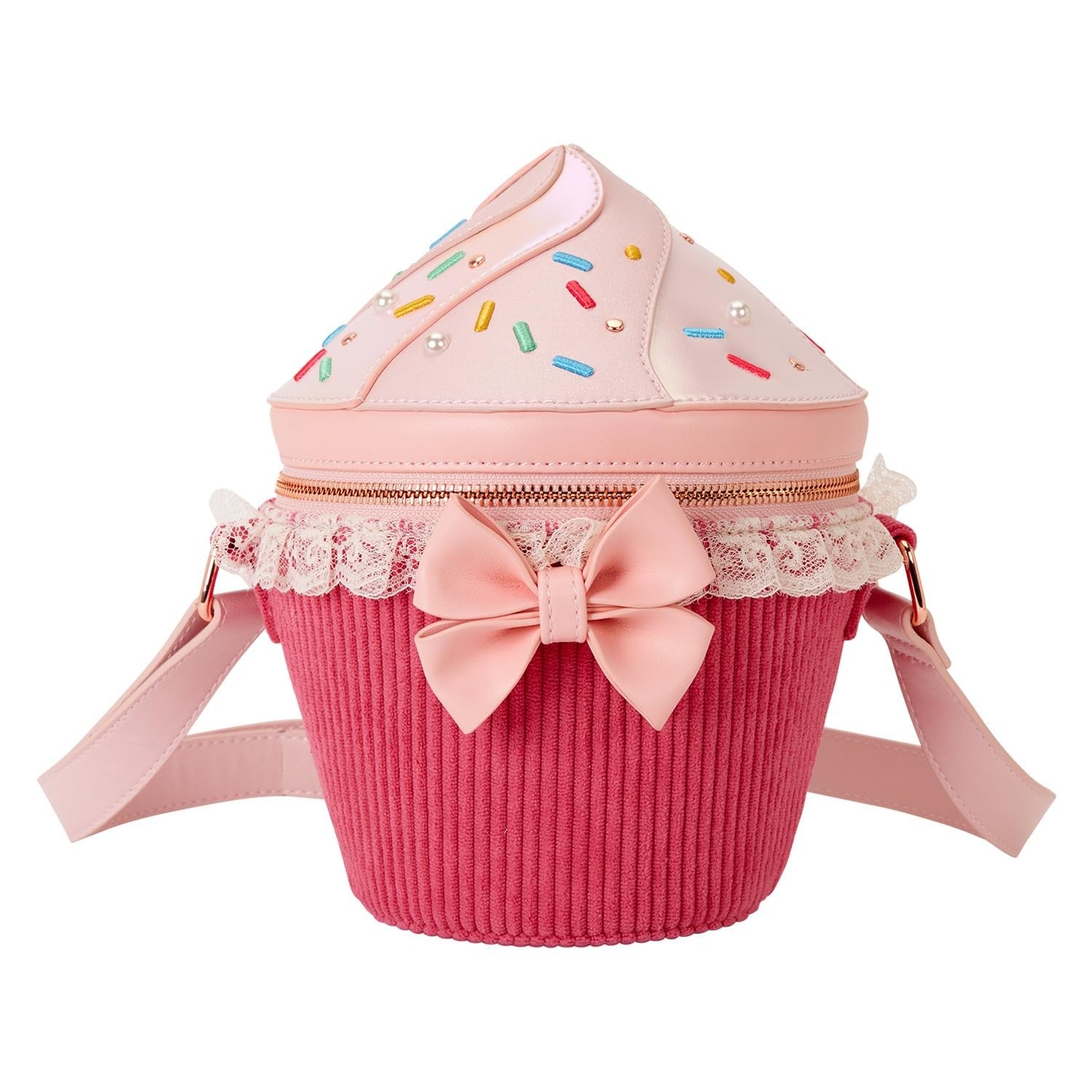 Figural Cupcake Crossbody Bag -  Loungefly