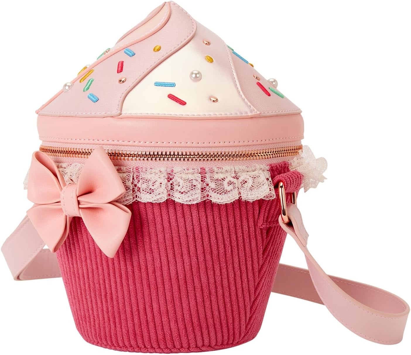 Figural Cupcake Crossbody Bag -  Loungefly
