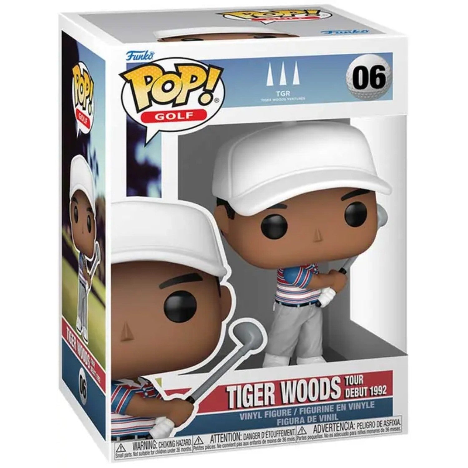 POP Golf: Tiger Woods Tour Debut 1992  #06 Funko POP Vinyl