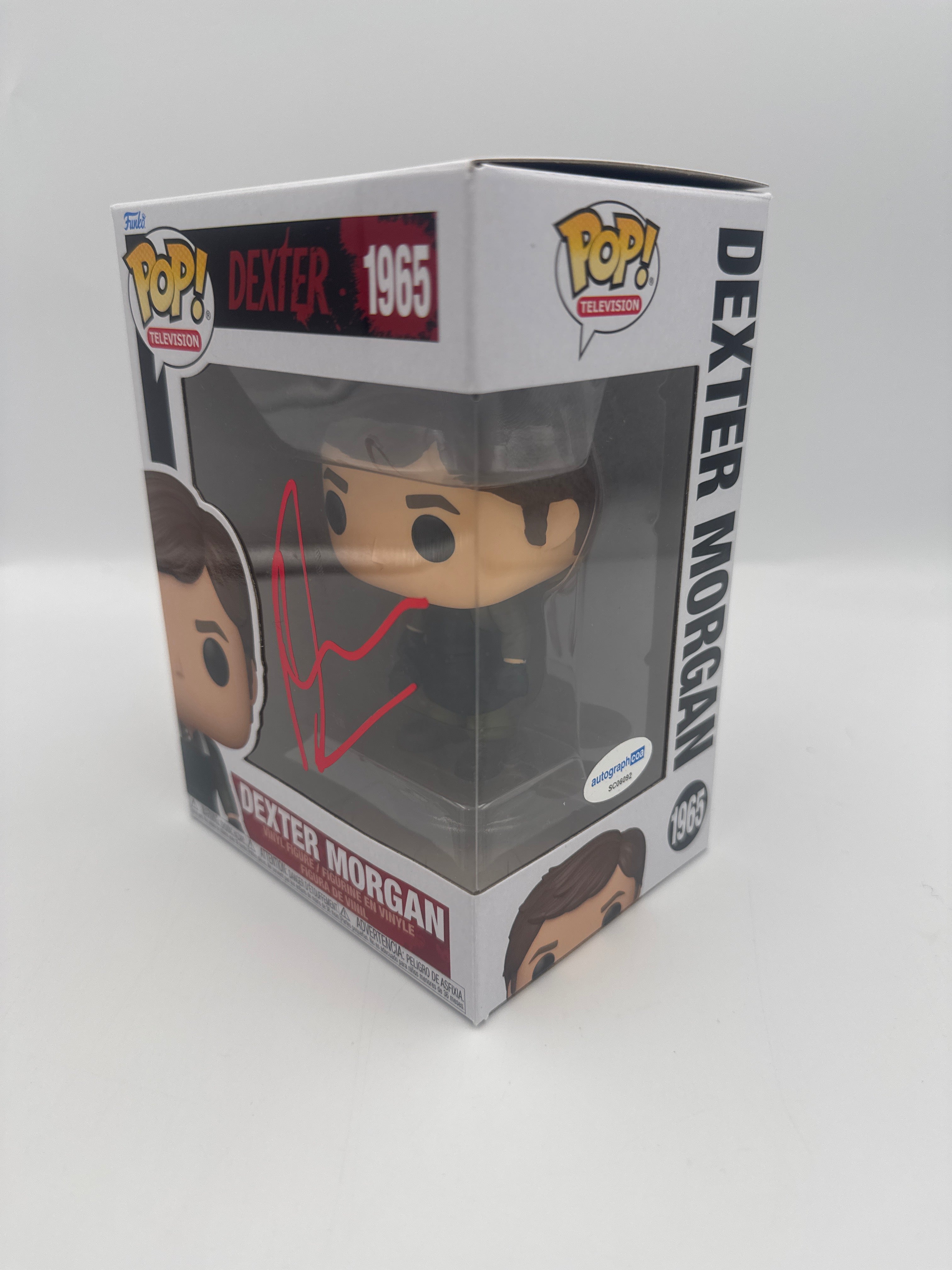 Dexter Morgan - #1965 - Funko Pop! - Television - Dexter Signed By Patrick Gibson - Autographcoa Certified Funko Pop!