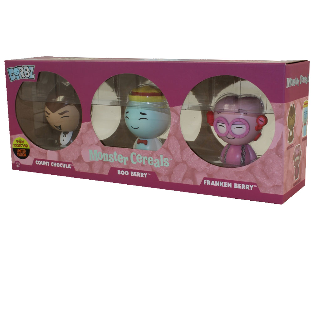Dorbz Figures - Monster Cereals - Count Chocula, Boo & Franken Berry  - Funko Dorbz!