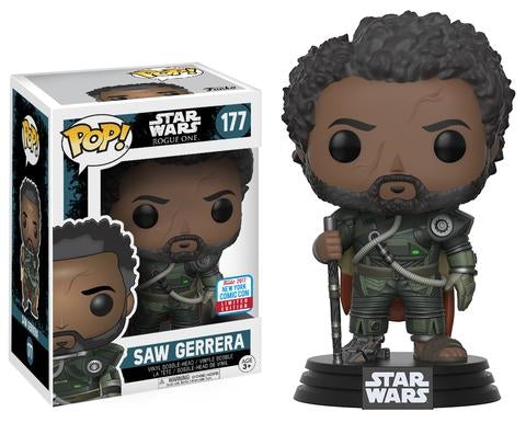 Star Wars: Rogue One Saw Gerrera - #177 - Funko Pop! Convention Exclusive