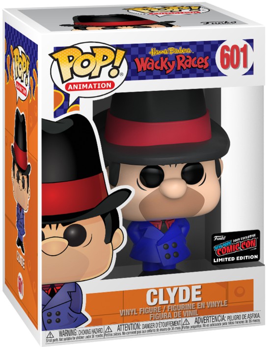 Clyde Wacky Races #601 - Funko POP! 2019 NYCC Limited Edition