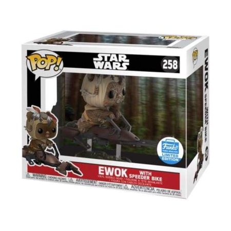 Ewok with Speeder Bike - #258 - Star Wars Funko Pop