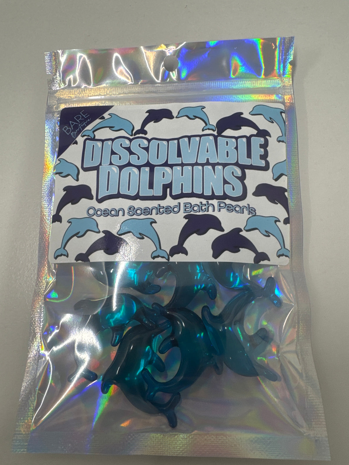 Dissolvable Dolphins Bath Pearls  -  Ocean Scent Bath Pearls -Bare Boutique