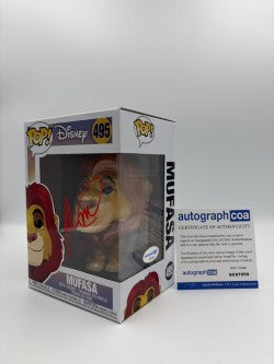 Mufasa - #495 - Funko Pop! - Disney - Signed By Aaron Pierre - Certified by Autographcoa
