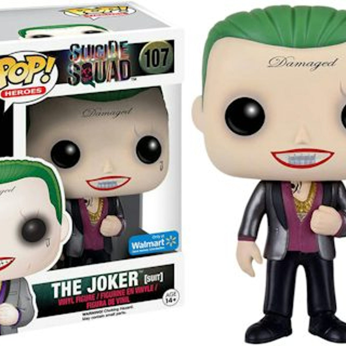 The Joker (Suit)  - #107 - Funko POP! WALMART
