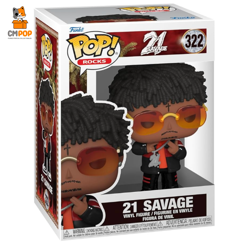 21 Savage - #322 Funko Pop! Pop Rocks