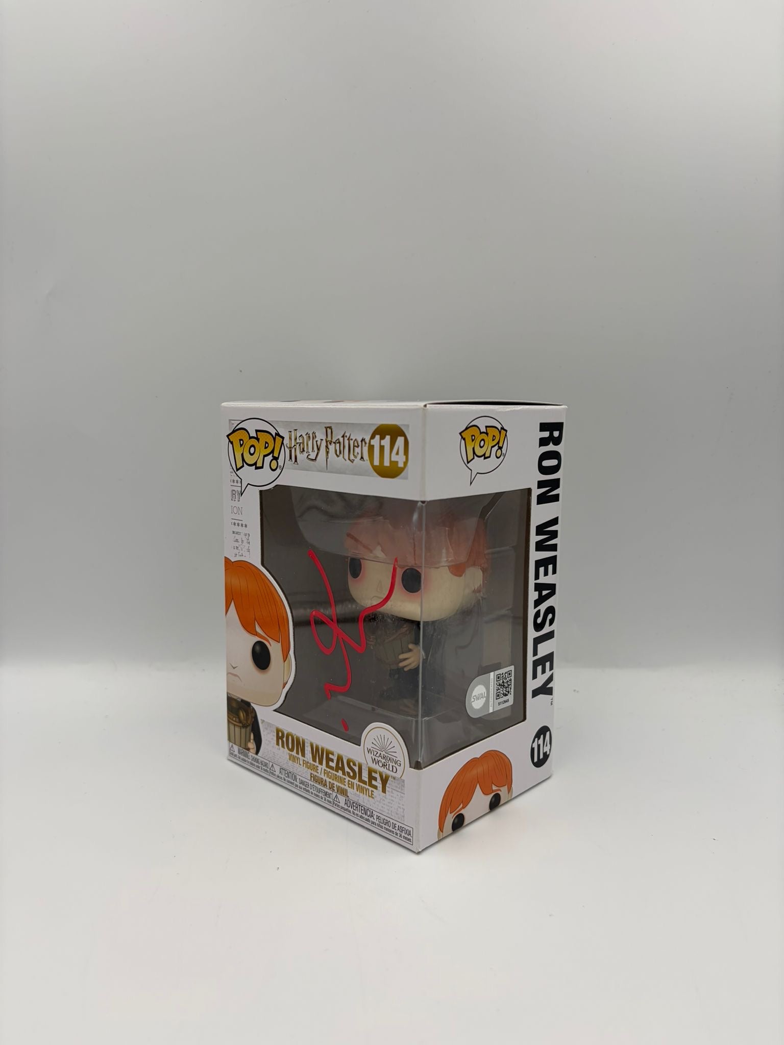 Ron Weasley - #114 - Harry Potter - Signed By Rupert Grint - SWAU Certified Funko Pop!