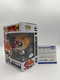 JJ & Syndrome  - #1506 - Funko Pop! - The Incredibles - Signed By Jason Lee - Autographcoa Certified Funko Pop!