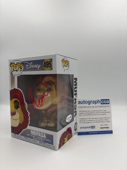 Mufasa - #495 - Funko Pop! - Disney - Signed By Aaron Pierre - Certified by Autographcoa