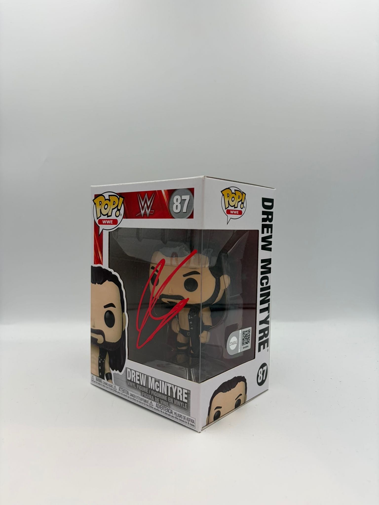 Drew McIntyre - #87 - Funko Pop! - WWE - Signed By Drew McIntyre - Certified Pop