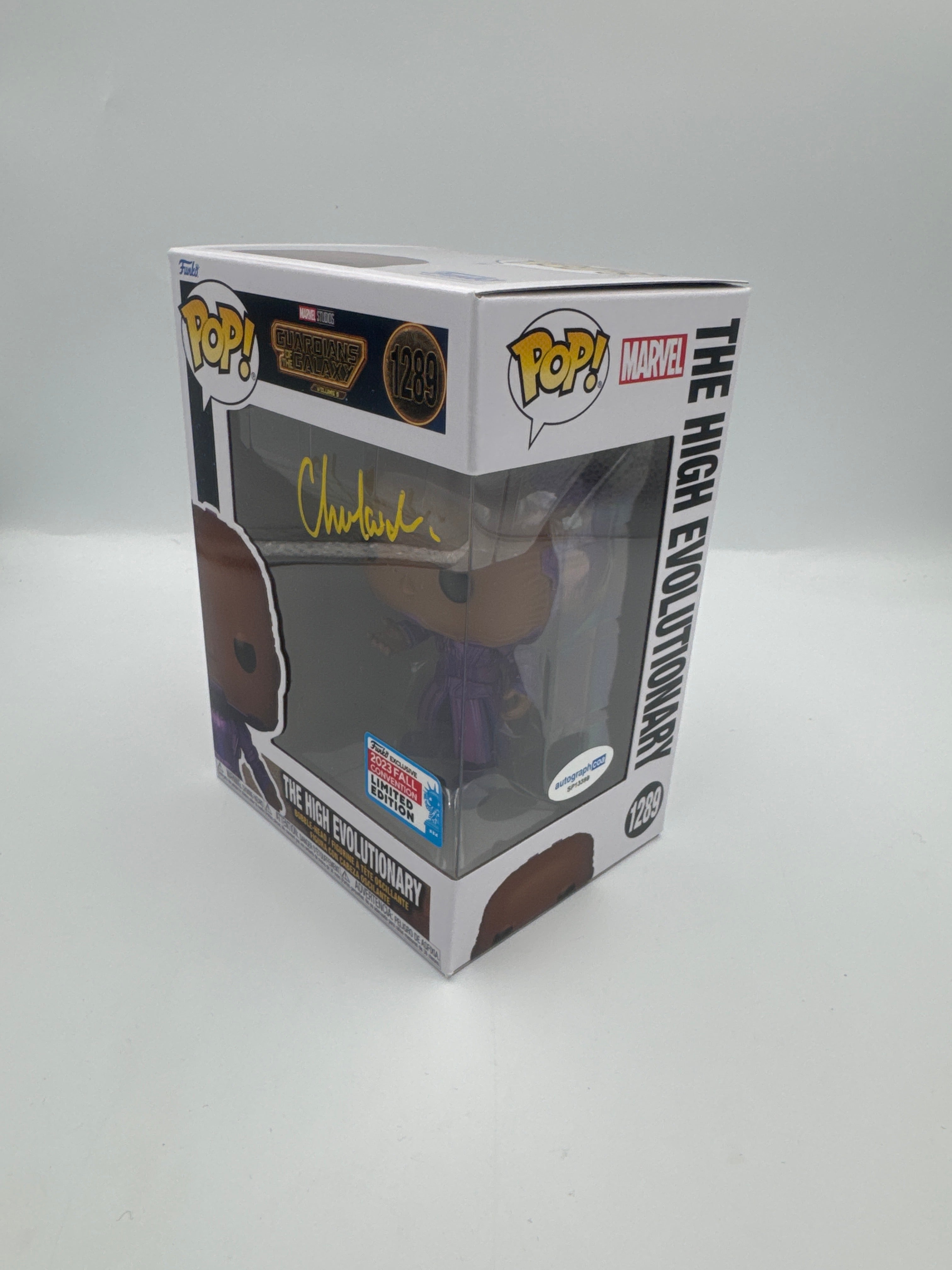 The High Evolutionary - #1289 - Guardians Of The Galaxy - Signed By Chukwudi Iwuji  - Autographcoa Certified Funko Pop!