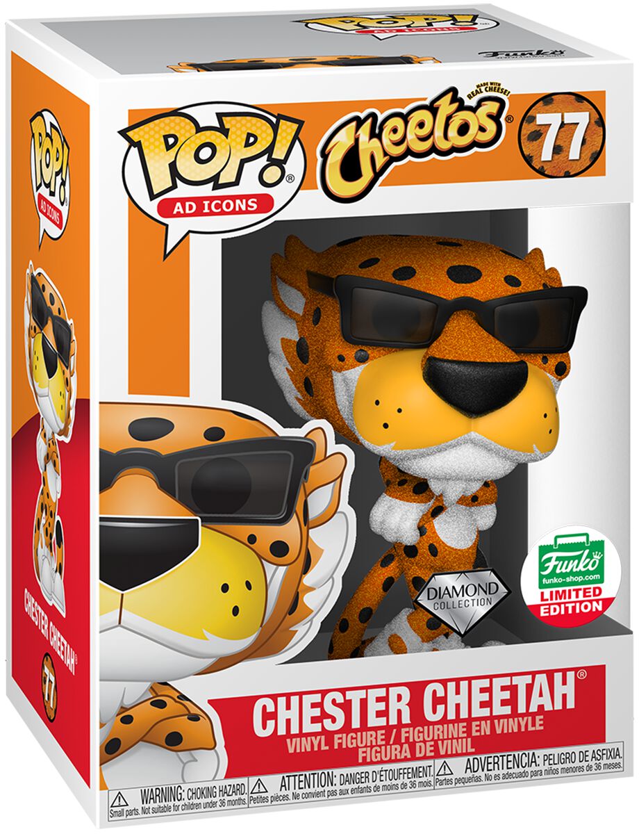 Funko Pop! Chester Cheetah #77 Diamond Collection Vinyl Figure