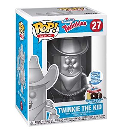 Ad Icons: Twinkie The Kid - #27 - Funko POP! [Metallic Silver] Limited Edition Exclusive