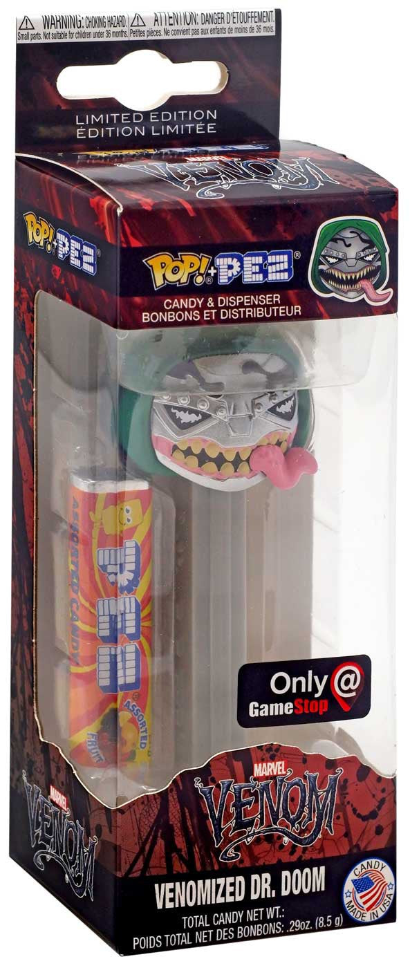 Marvel PEZ Venomized Dr. Doom Candy Dispenser - # - Funko POP!