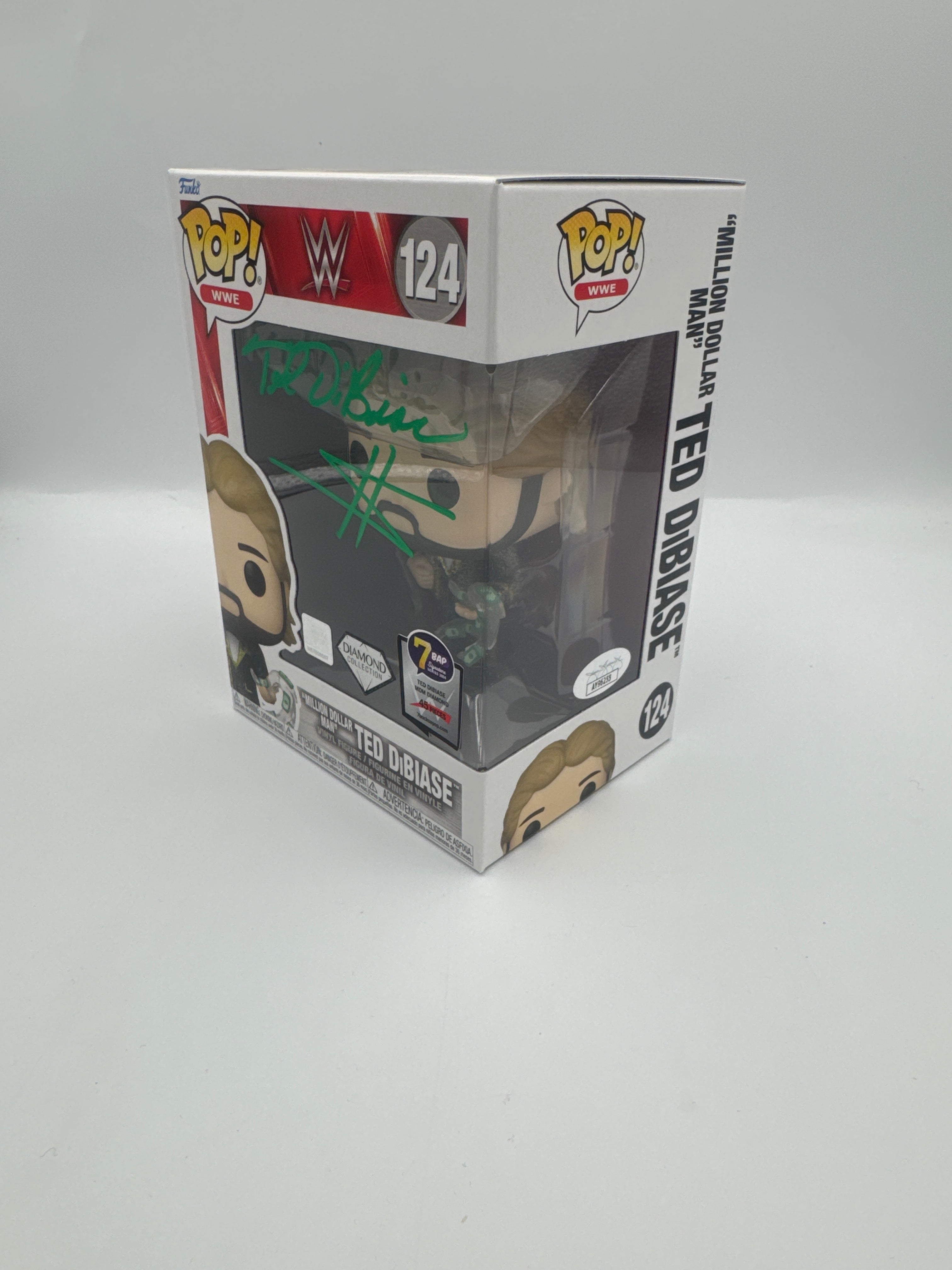 Ted DiBiase Diamond - #124 - Funko Pop! - WWE - Diamond Exclusive - Signed By Ted DiBiase - 7BAP Certified Funko Pop!
