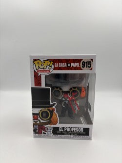 El Profesor- #915 - Funko Pop! - Television - La Casa de Papel  - Signed By Alvaro Morte - Certified Pop