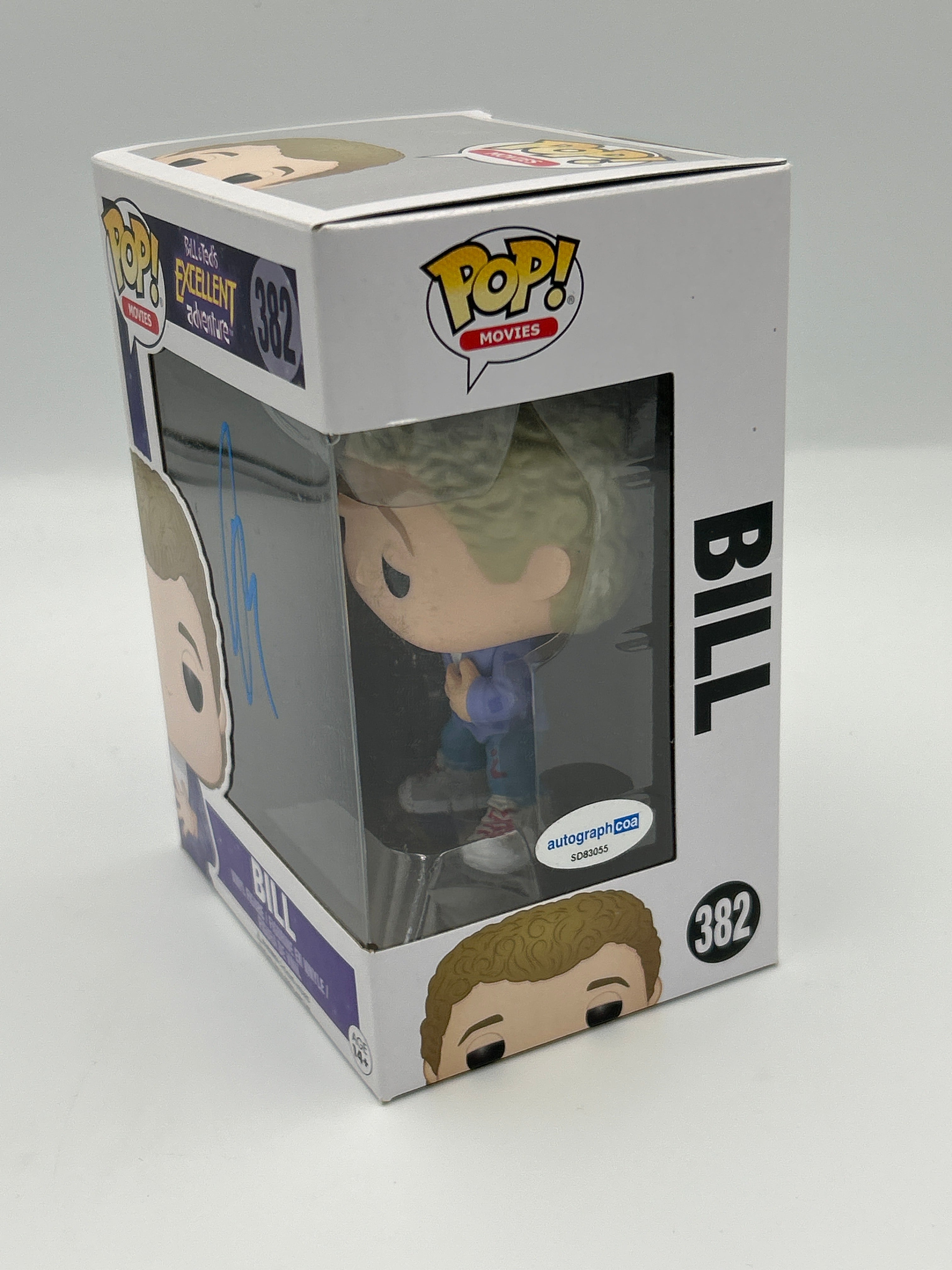 Bill - #382 - Funko Pop!  - Movies - Bill & Ted’s Excellent Adventure - Signed By Alex Winter - Certified Pop