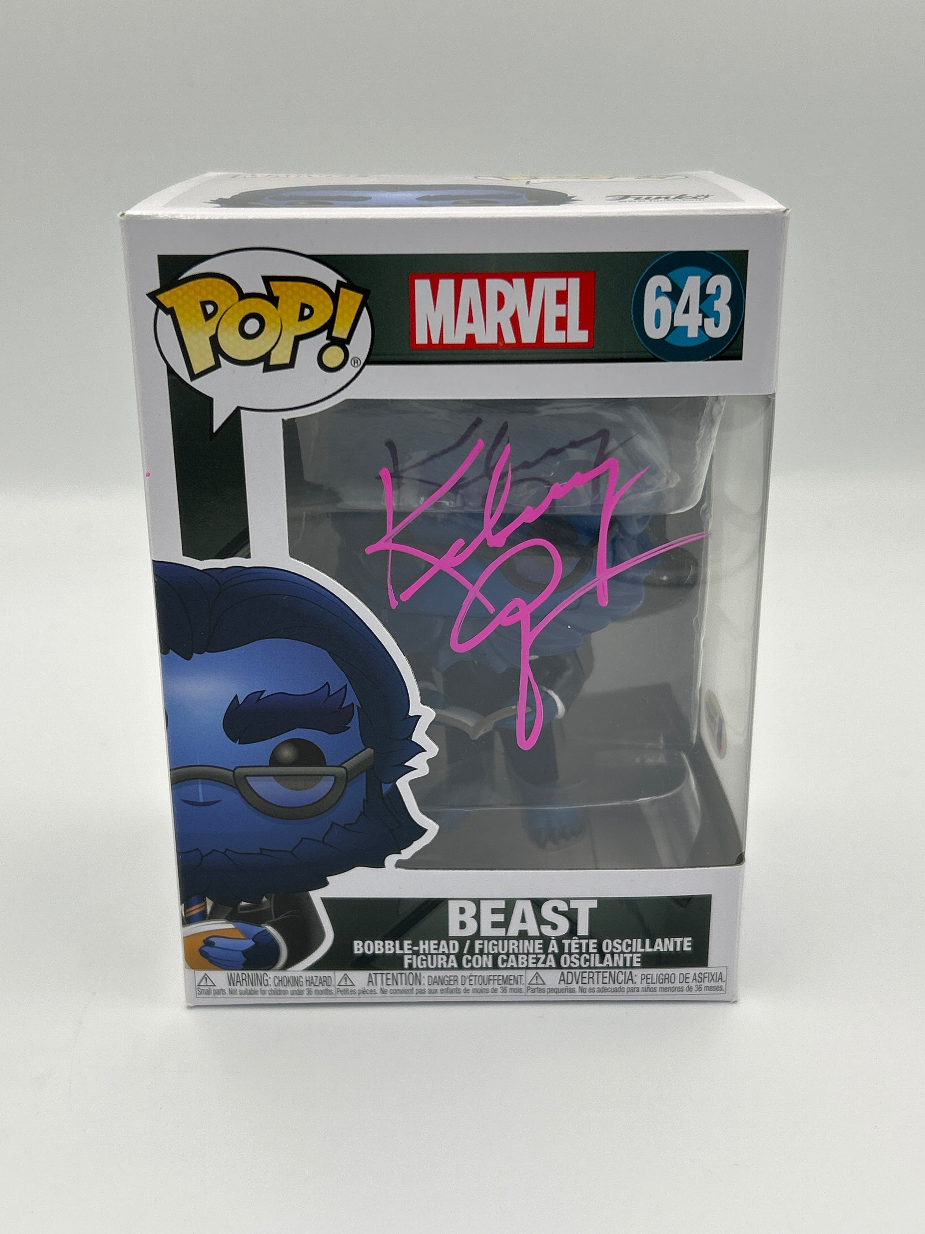 Beast - #643 - Funko Pop! - Movies - Marvel - X-Men - Signed By Kelsey Grammer - Certified