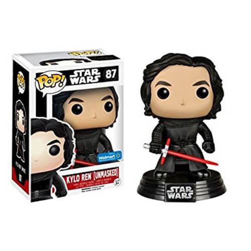 Pop! Vinyl Star Wars Kylo Ren Unmasked Bobble-Head - #87 - Walmart Exclusive