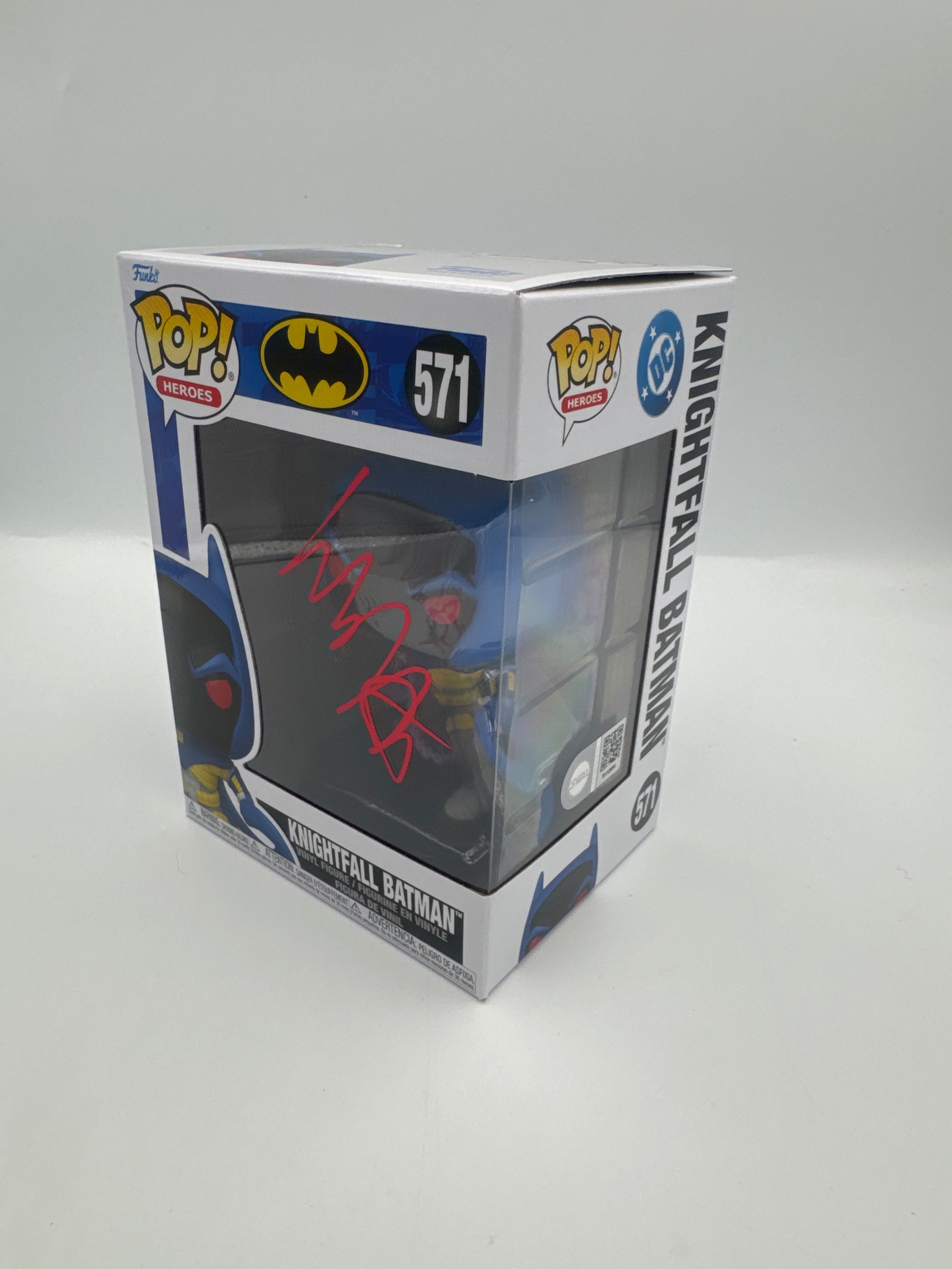 Knightfall Batman - #571 -  DC - Signed By Will Arnett - SWAU Certified Funko Pop!