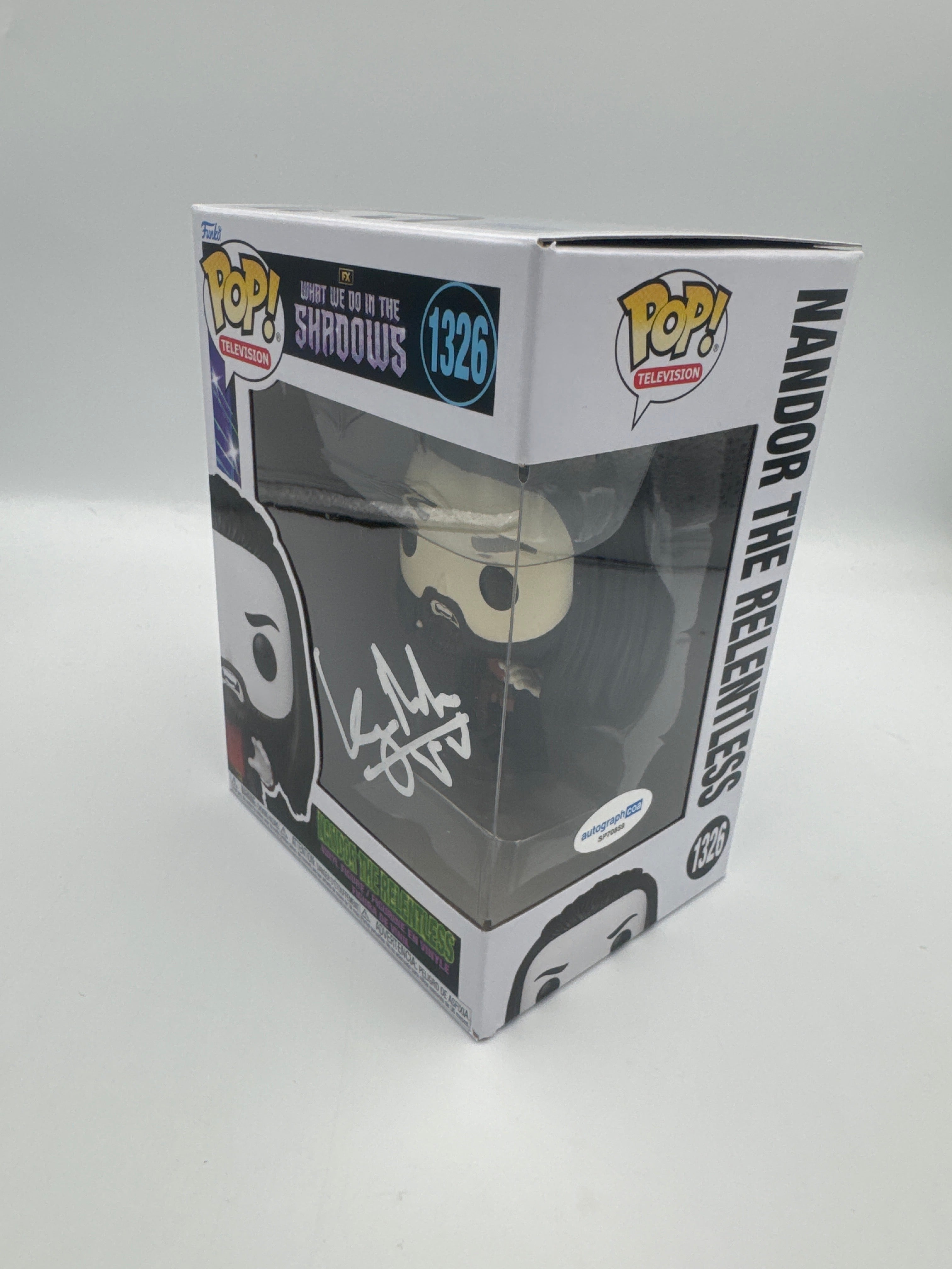 Nandor The Relentless - #1326 - What We Do In The Shaddows  - Signed By Kayvan Novak   - Autographcoa Certified Funko Pop!