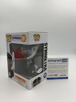 Symmetra - #181 - Funko Pop! - Game - Overwatch - Signed by Anjali Bhimani  - Certified Autographcoa