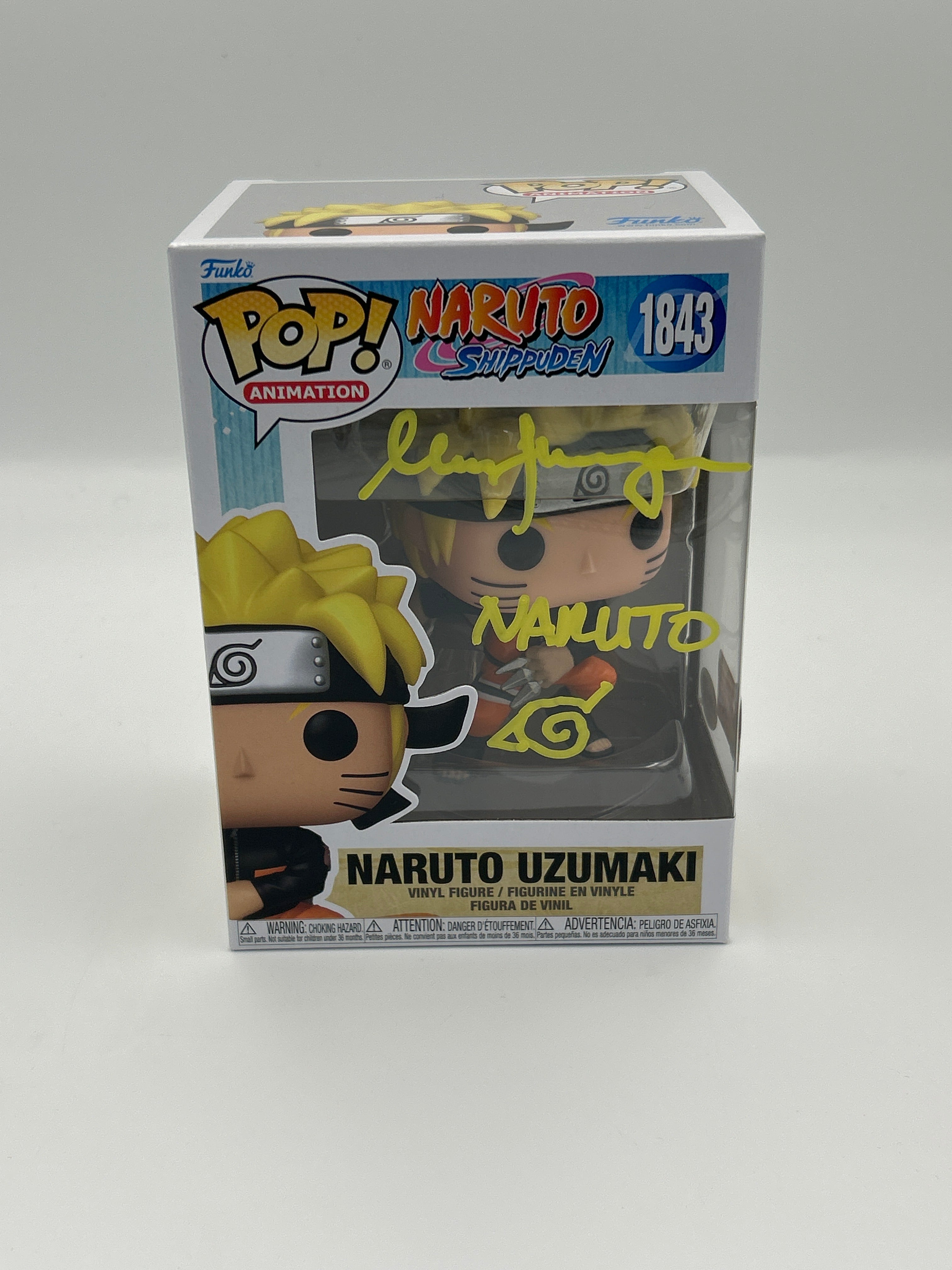 Naruto - #1843 - Funko Pop! - 7BAP Signature Series - Signed by Maile Flanagan -30 PCS