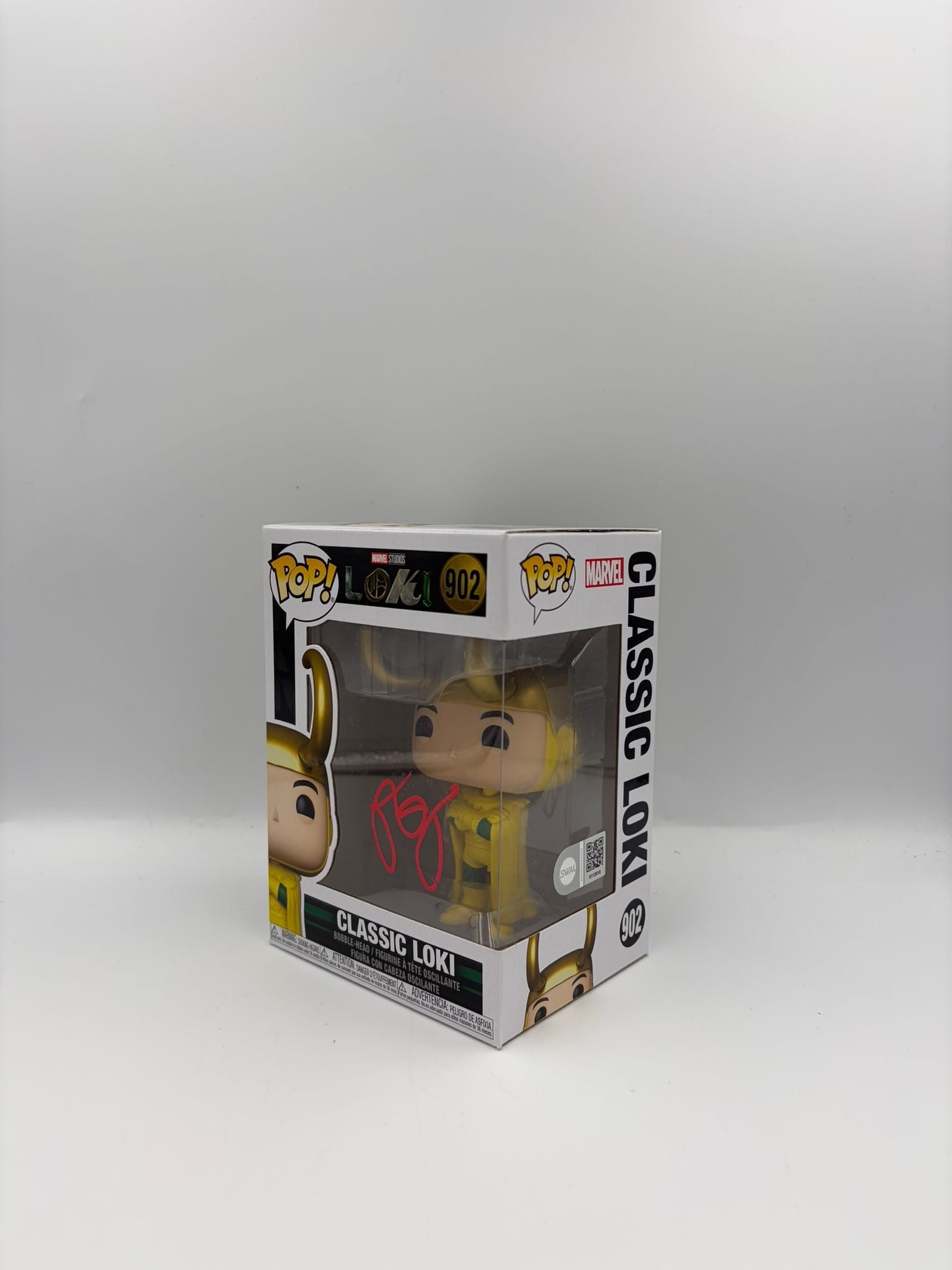 Classic Loki - #902 - Loki  - Signed By Richard E Grant   - SWAU Certified Funko Pop!