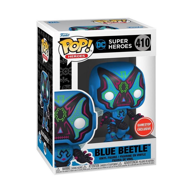 DC Comics Heroes: Blue Beetle & Protector - #410 - Funko POP! - GITD - Gamestop Exclusive
