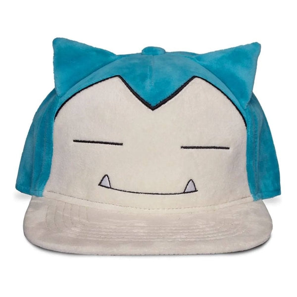 Pokemon Snorlax Baseball Cap - # - Funko POP! White Plush Snapback One Size