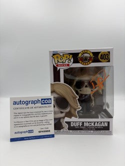 Duff McKagan Rocks: Skeleton - #403- Funko Pop! - Signed By Duff Mckagan  - Certified by Autographcoa
