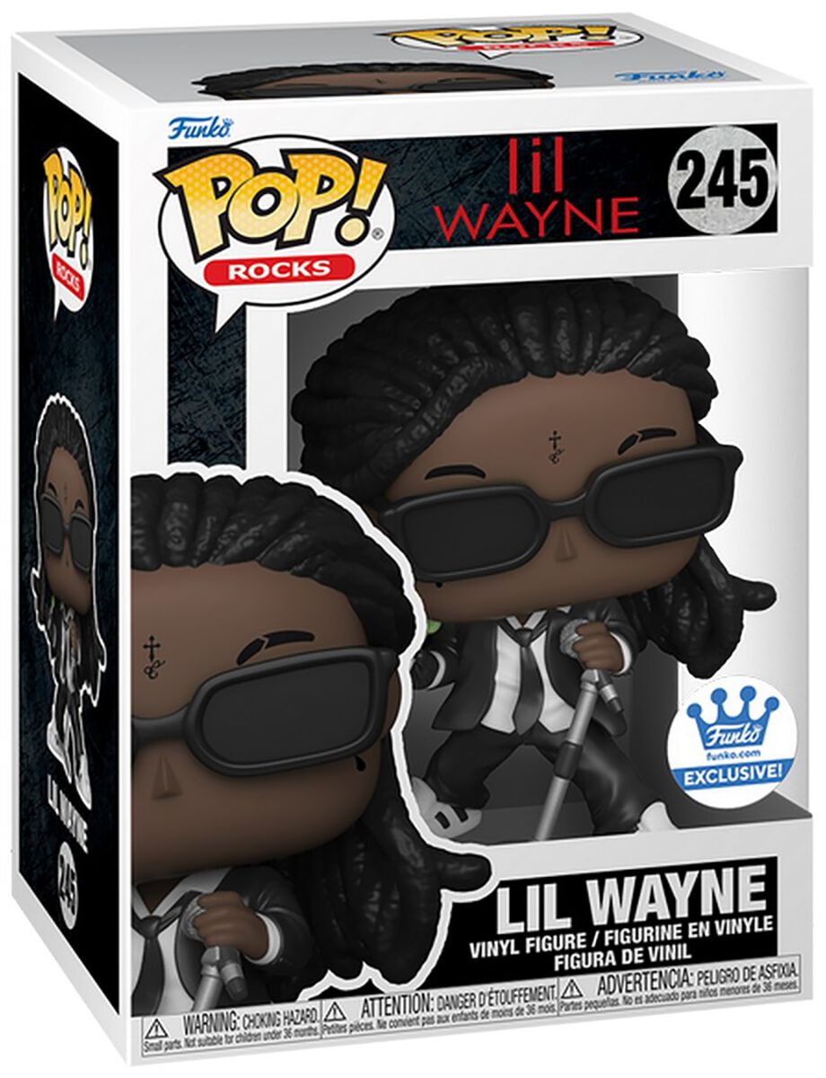 Funko POP Rocks Lil Wayne #245 Vinyl Figure Funko Exclusive
