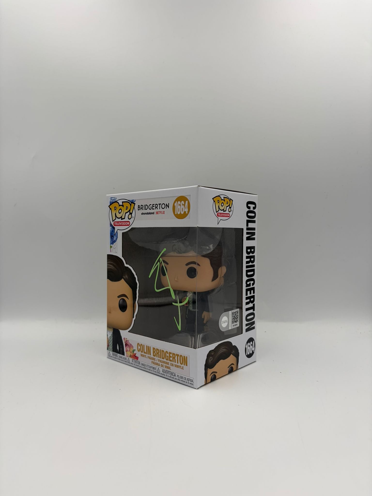 Colin Bridgerton - #1664 -  Brindgerton  - Signed By Luke Newton - SWAU Certified Funko Pop!