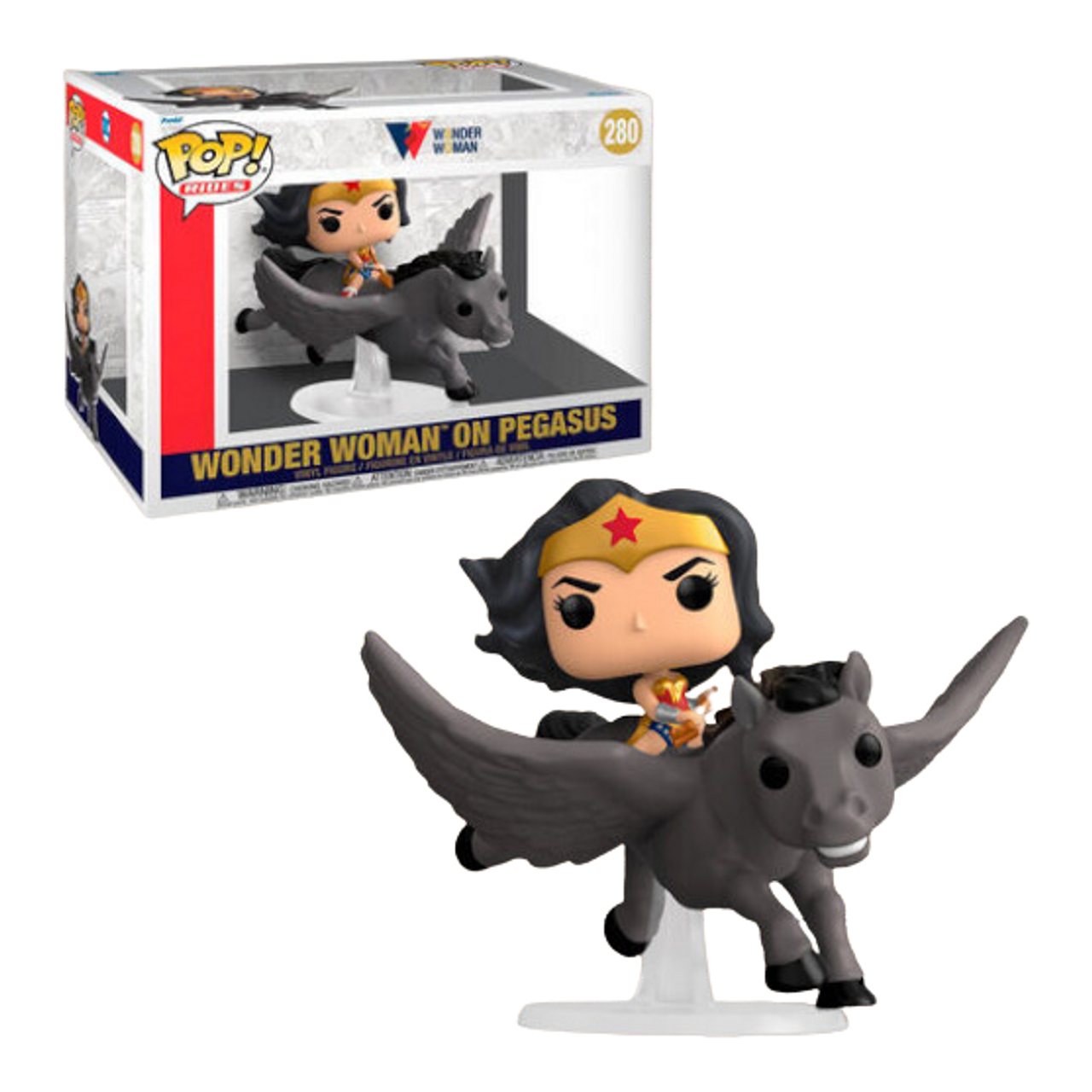 Funko Ride Super Deluxe: Wonder Woman 80th Anniversary - Wonder Woman On Pegasus - #280 - Funko POP!