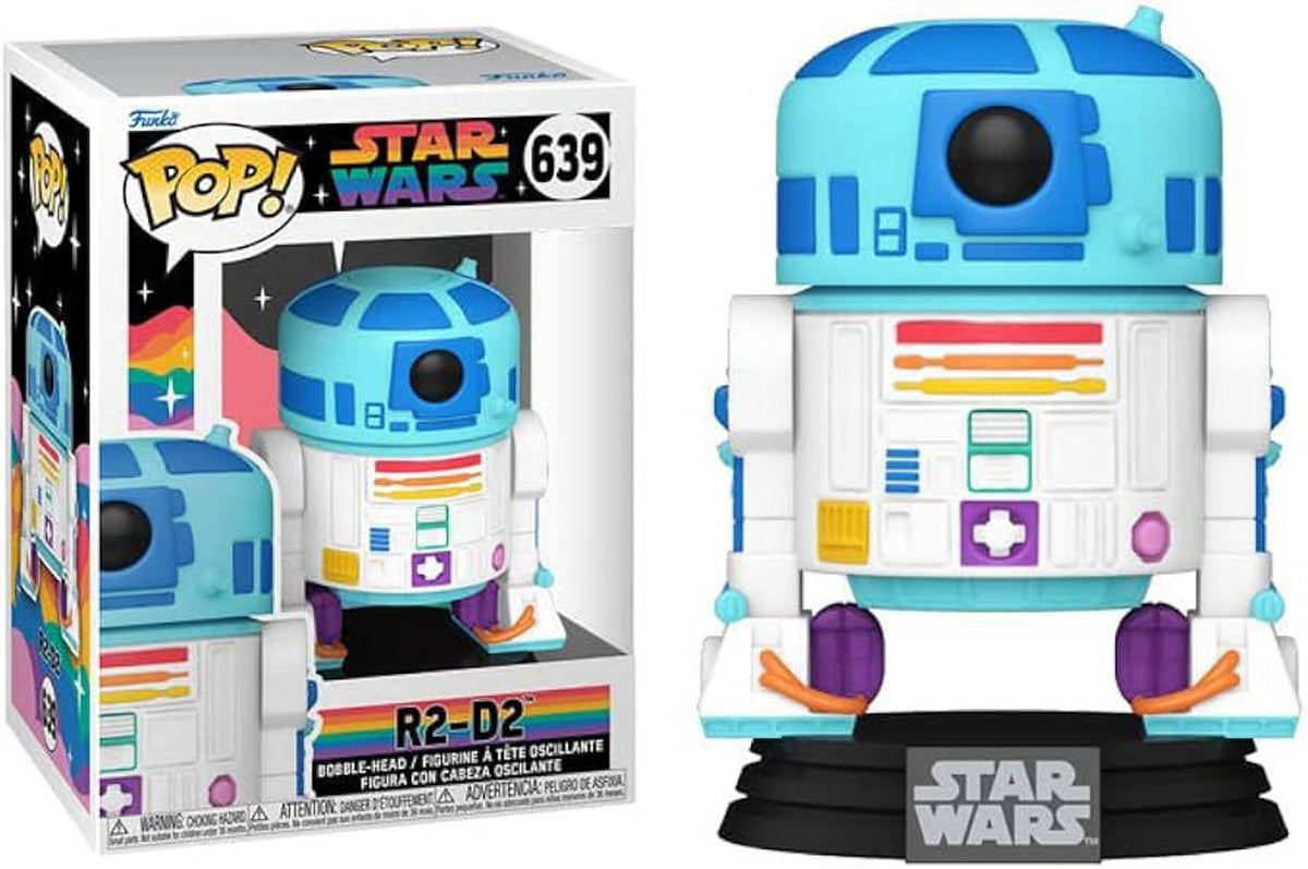 Star Wars Pride #639 Funko POP! R2-D2 (Rainbow Pride)