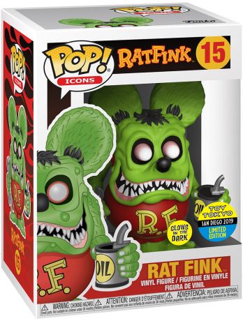 Funko POP! Rat Fink GITD #15 - SDCC 2019 Exclusive