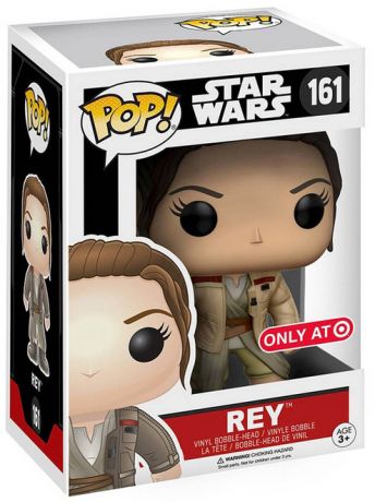 Official Star Wars Episode VII Bobble-Head Rey In Finn's Jacket Figure - #161 - Funko POP! Target Exclusive