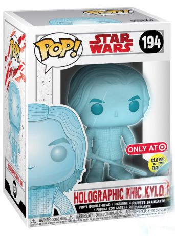 Star Wars Holographic Kylo Ren - #194 - Funko Pop! Target Exclusive - GITD
