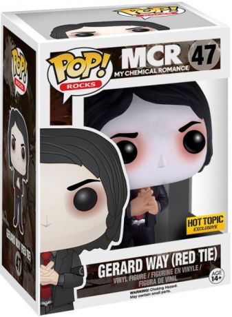 Gerard Way (Red Tie) Rocks - #47- Hot Topic Exclusive - Funko POP!