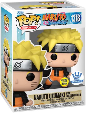 Naruto Shippuden Naruto Uzumaki With Rasengan Glow - #1318 - Funko POP!