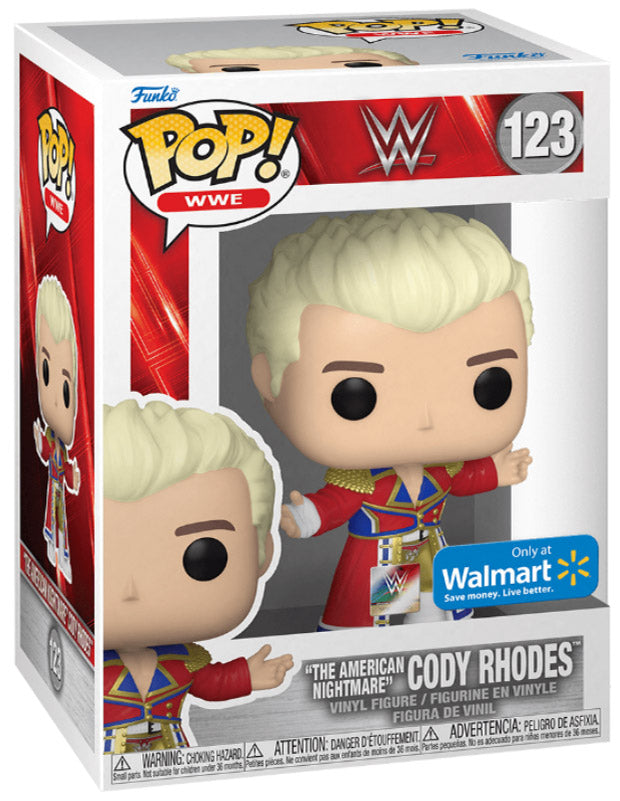 Cody Rhodes - #123 - WWE - Walmart Exclusive - Funko Pop